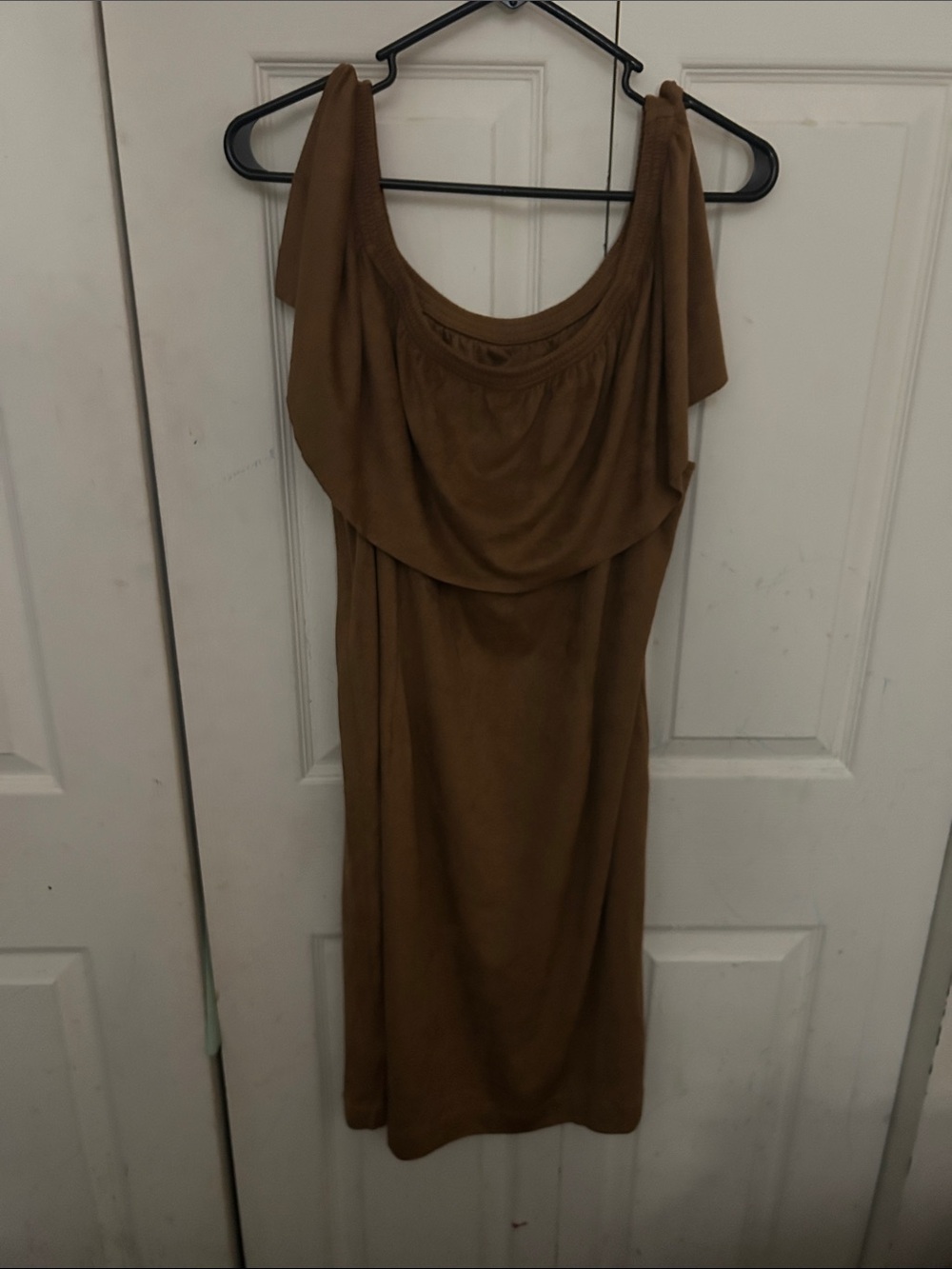 Chico's Camel Brown Draped Dress